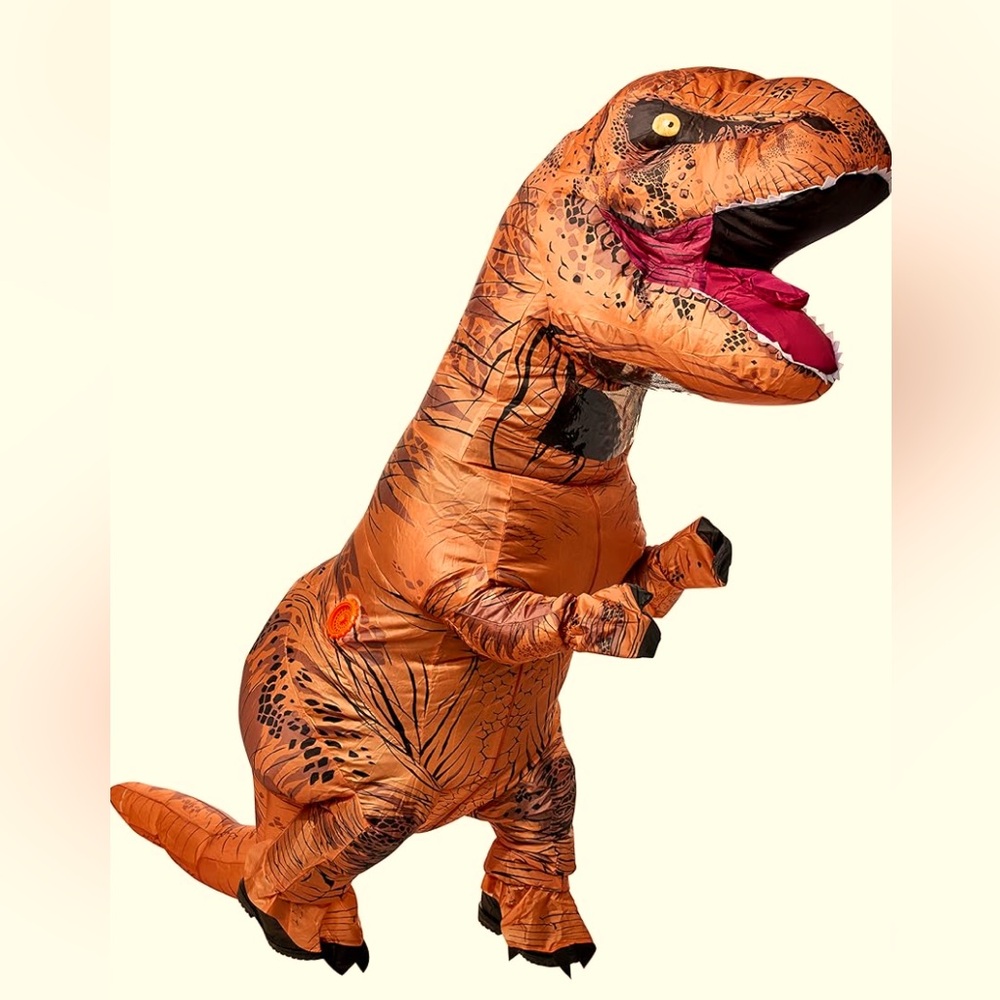 Inflatable T-Rex Dinosaur Costume Adult New Rubies Standard Size
